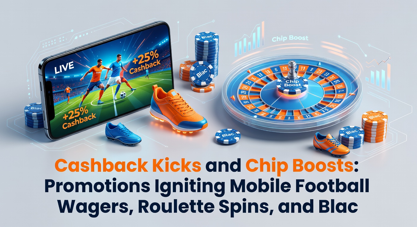 Dynamic collage of a mobile app interface displaying chip boost notification on a live soccer match bet, with roulette spin and blackjack deal in split-screen view