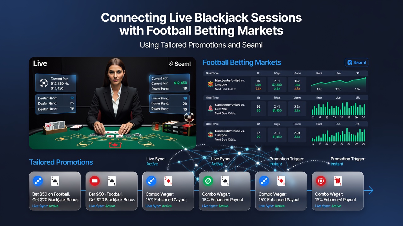 Loyalty member dashboard displaying connected blackjack and football betting with instant payment confirmation