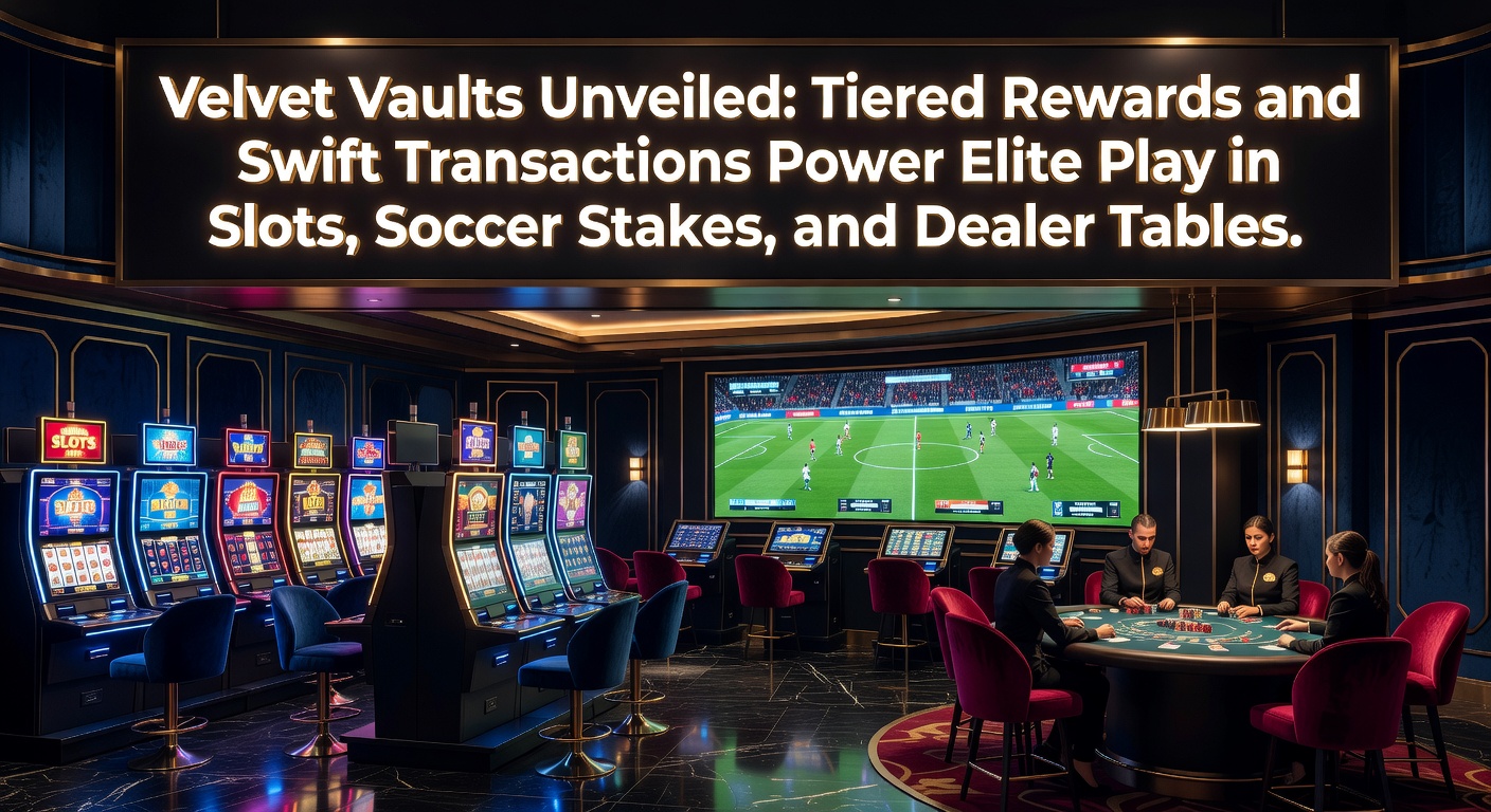 Vibrant digital vault overflowing with golden chips, slot reels, soccer balls, and roulette wheels symbolizing elite gaming rewards